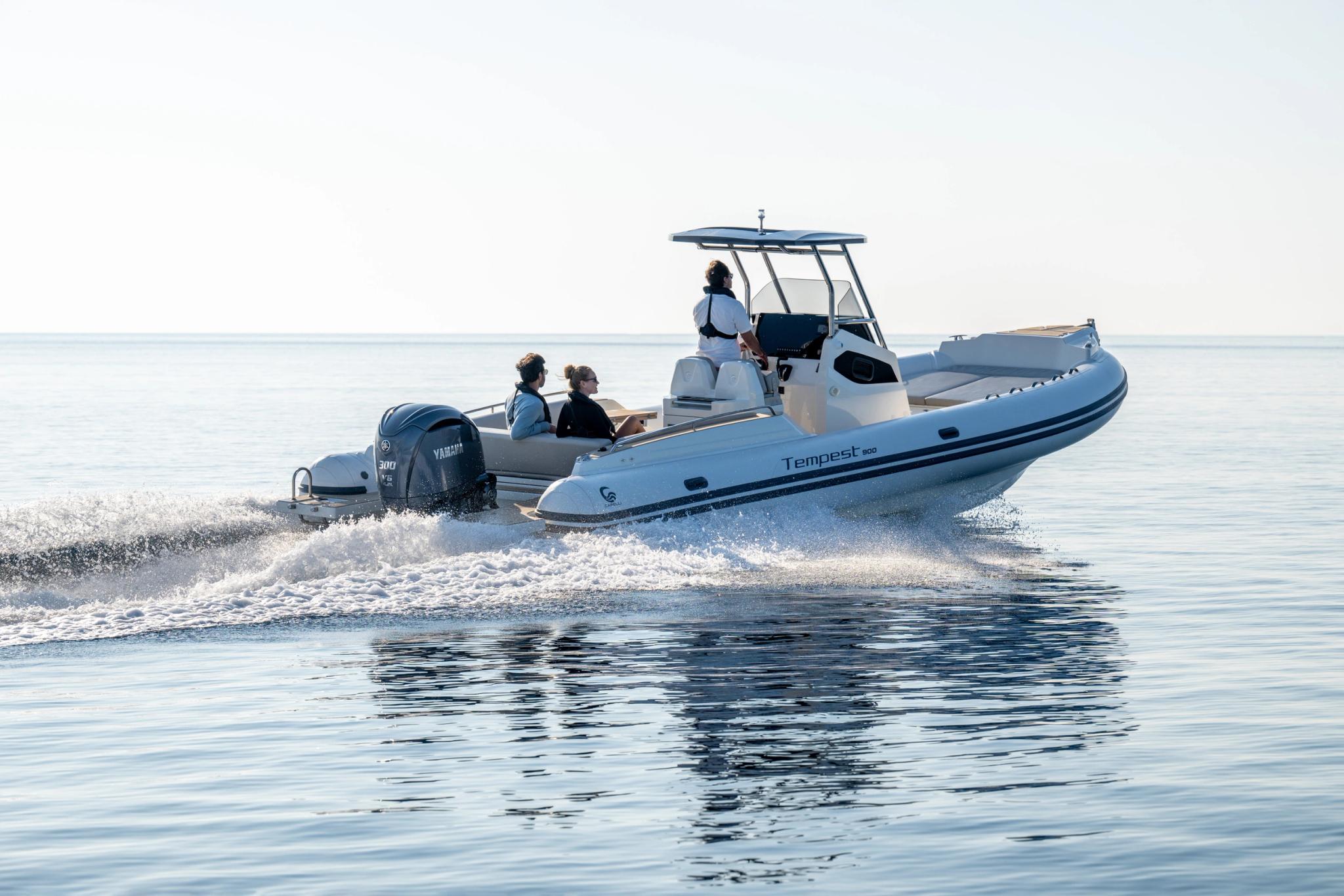 Bateau neuf Tempest en Corse avec concessionnaire proposant des bateaux neufs
